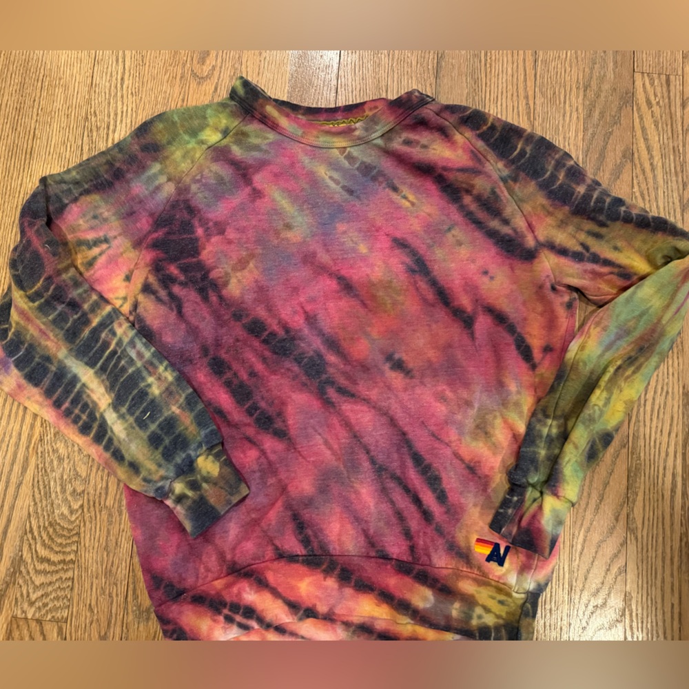 Aviator Nation XS Tie Dye Pullover